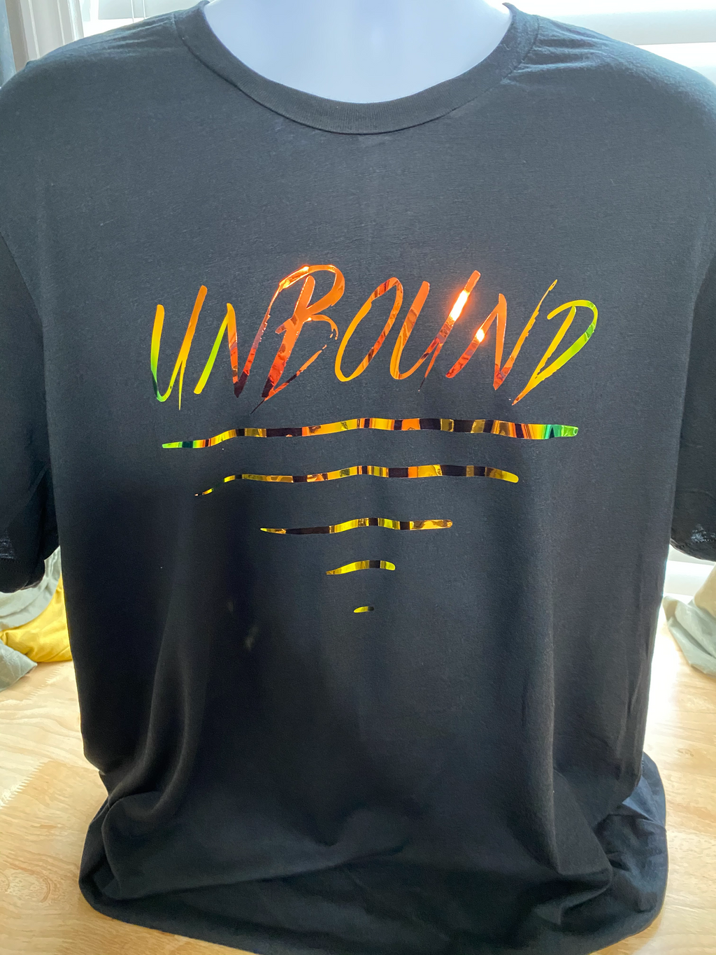 Unbound Black/Holographic Short Sleeve Tee